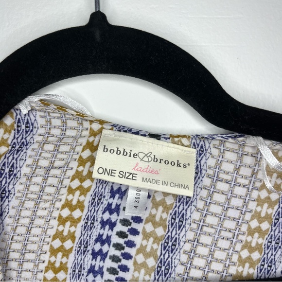 Bobbie Brooks Bundle of 2 Beach Pool Fringe edge Shawl Kimono Cardigan cover up - Picture 8 of 12